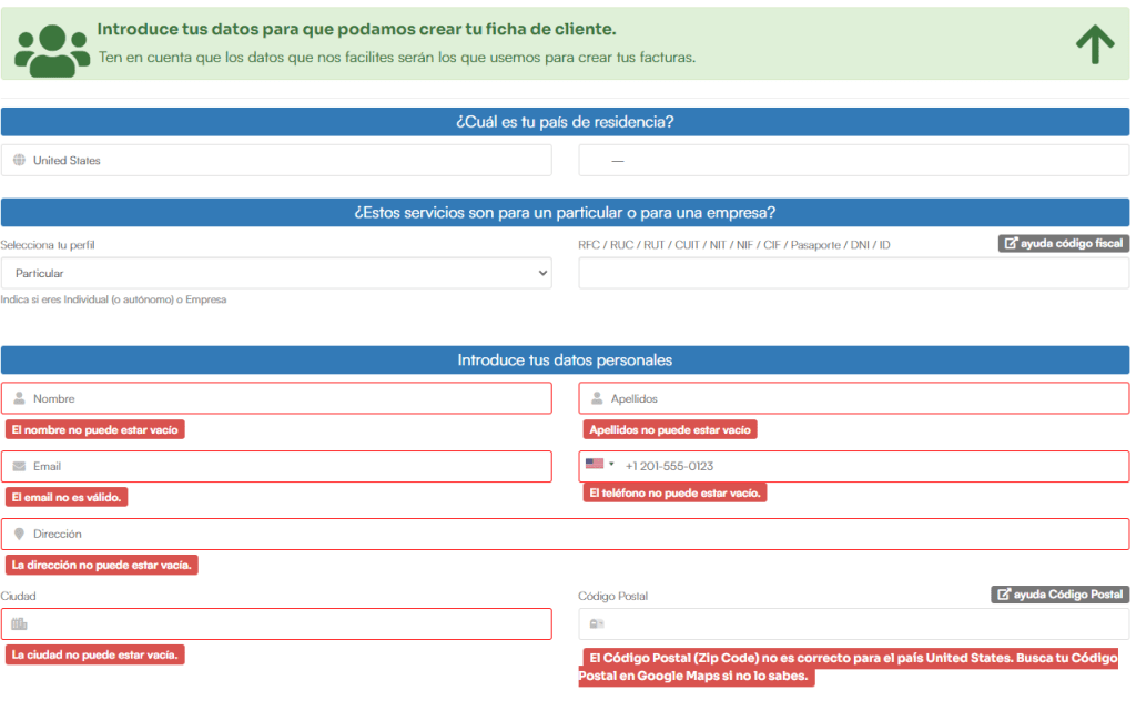 Pantalla de confirmación de pago de hosting de Webempresa