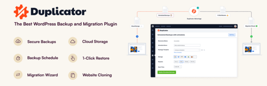 Duplicator – WordPress Migration & Backup Plugin
