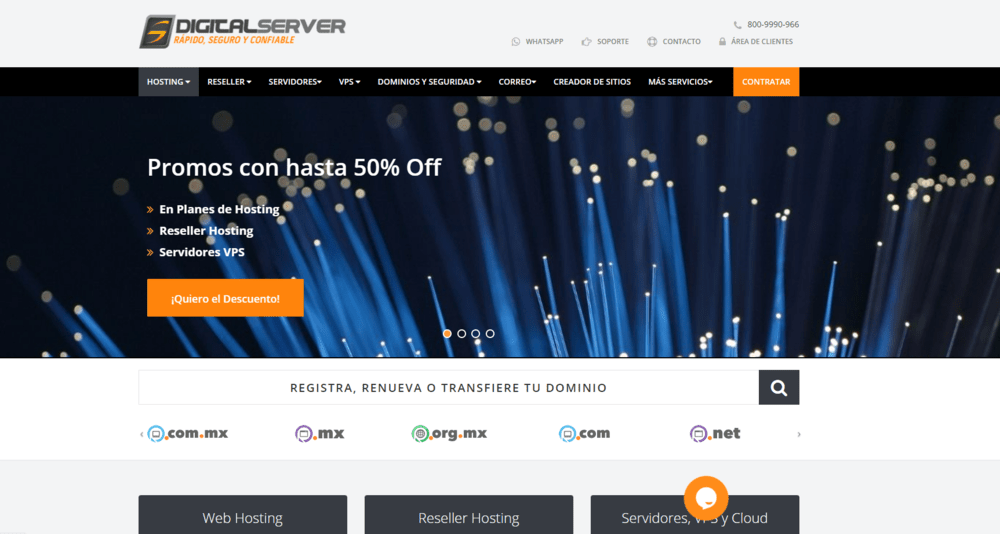 Página web DigitalServer México