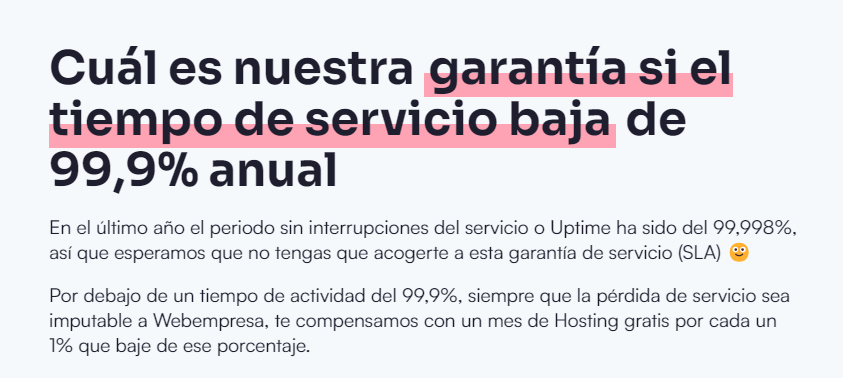 Garantía de Webempresa de tener 99,9% de uptime.png